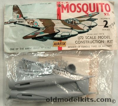 Airfix 1/72 De Havilland Mosquito VI Fighter, 1402 plastic model kit